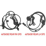 Mitsubishi Rear Left&Right ABS Wheel Speed Sensor 4670A581 4670A582