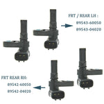 Toyota Front Rear ABS R/L Wheel Speed Sensor 89542-60050 89543-60050