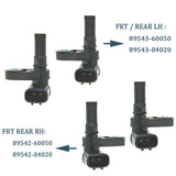 Toyota Front Rear ABS R/L Wheel Speed Sensor 89542-60050 89543-60050